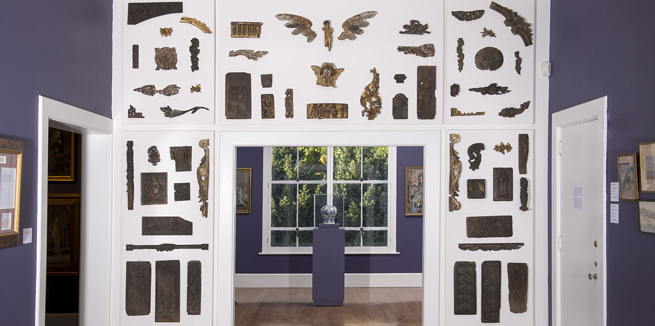 Norcross Gallery Gallery with ornaments hanging on wall
