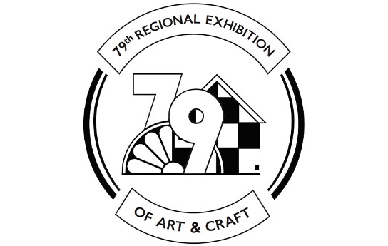 79th Regional Exhibition of Art & Craft Logo Black and white logo for 79th Regional Exhibition of Art & Craft