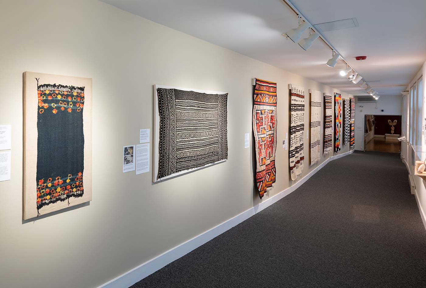 Cloth is Money: Textiles of the Sahel Cloth is Money: Textiles of Sahel line the connector gallery