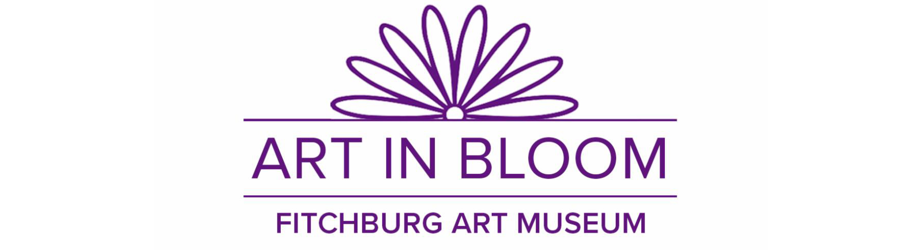 Art in Bloom logo Image of a Daisy with the words