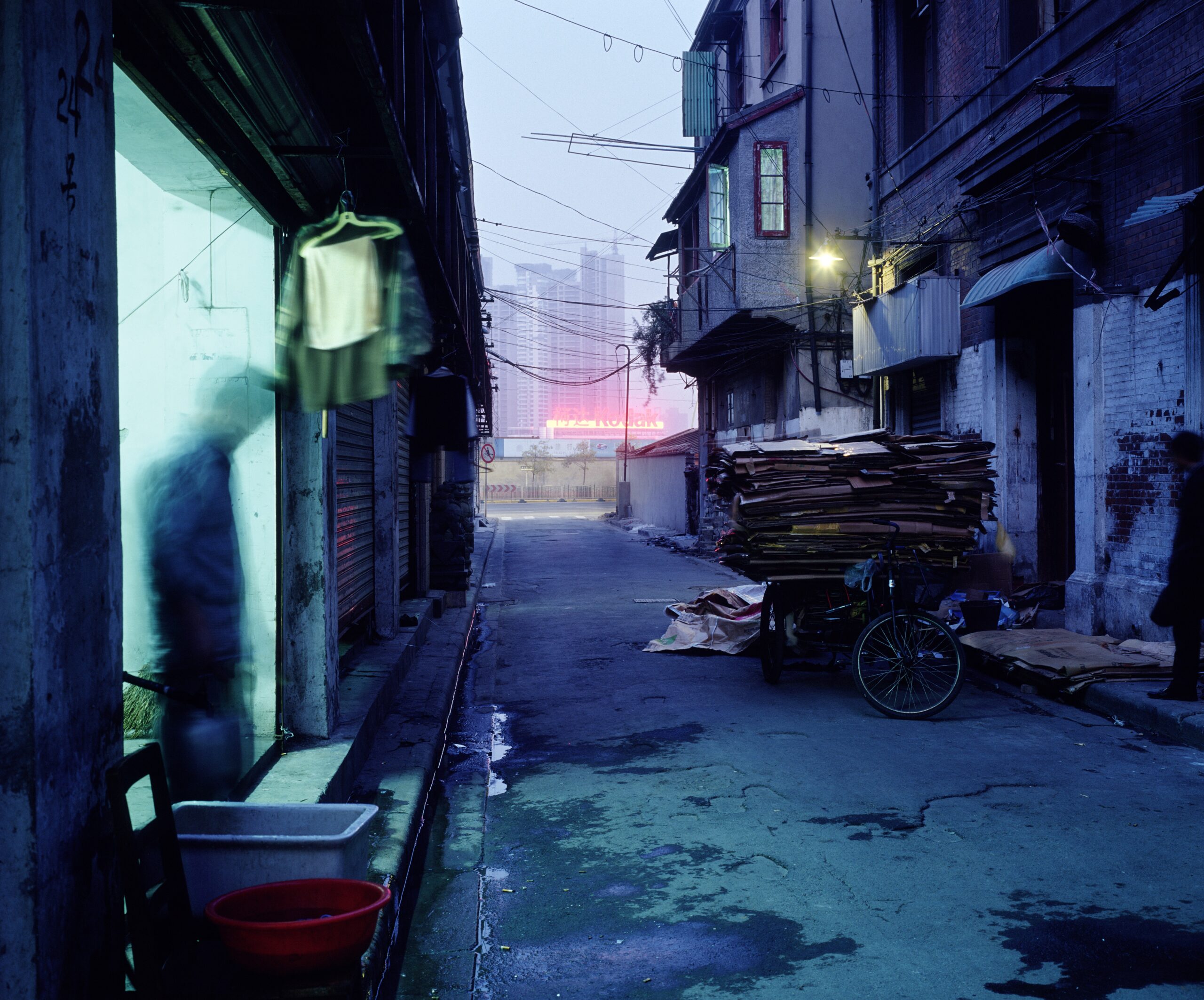 Greg Girard, Six Hundred Things (Pinghu Lu) Photograph of an alleyway in Shanghai